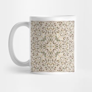 Arabic ornate square pattern Mug